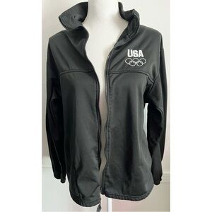 USA Olympic Black Zip Up Jacket